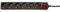 Kopp 120915006, Ciabatta multipresa a 6 prese con nterruttore Standard illuminato, nero