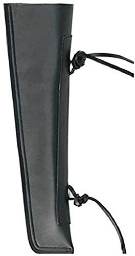 GEWA Bass Bow Holder for Double Bass Bow - Durable Faux Leather - Black