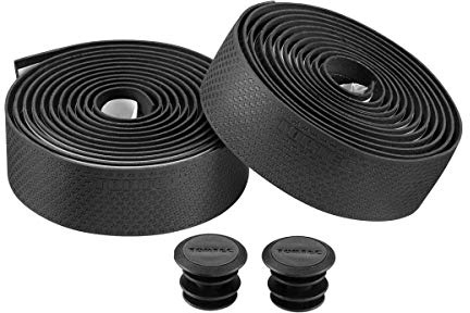 Tortec Super Comfort styrband, svart, 2100 x 3 mm