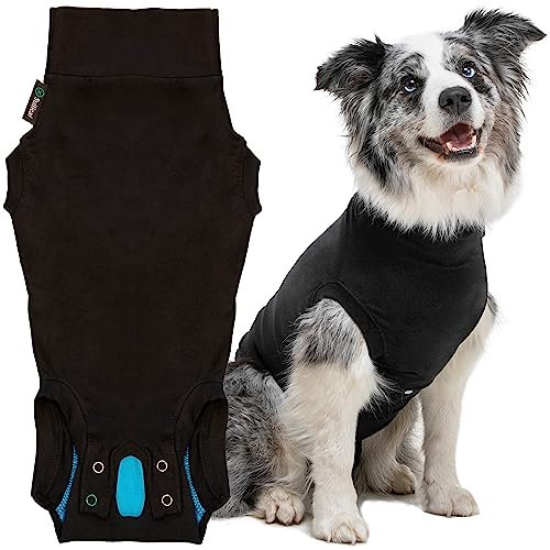 Suitical Recovery Suit Hund, XS, Schwarz