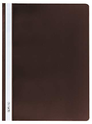 herlitz 10839710 Schnellhefter DIN A4 aus PP-Folie braun