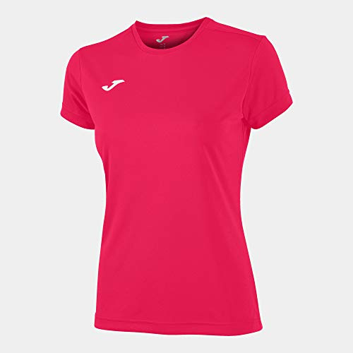 Joma Combi W M/C, Camiseta Mujer, Fucsia, XS