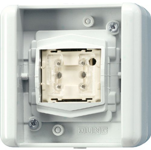 Jung 8471.02LEDW KNX Taster BA 1-Fach WG - Mittenstellung