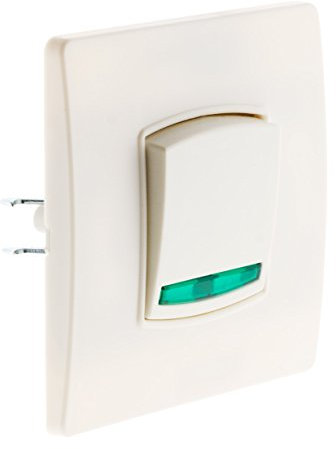 Zenitech Va et Vient Voyant borne-Auto vis + Griffes - Blanc - Diwone