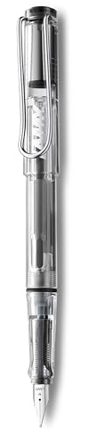 LAMY Vista Fountain Pen Demonstrator, Clear Fine Nib (L12F)