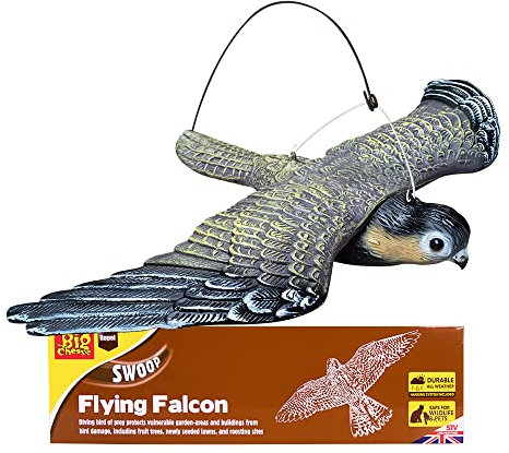 Dicoal Repelente de Pájaros - Se Activa con el Viento - Ideal para Alejar Aves de los Árboles Frutales - Seguro para la Fauna Silvestre y Las Mascotas - Fácil de Instalar - Control de Plagas de Aves