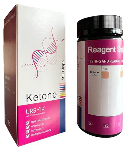 Ketone Keto Urine Test Strips Accurately Measure Your Fat Burning Ketosis Ketones Levels 100 Strips