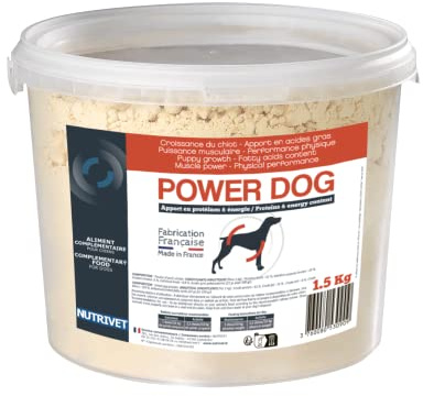 NUTRIVET - Kompletterande foder för hundar - Power Dog - 1,5 kg kruka