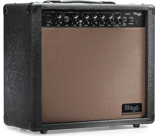 Stagg 25015611 20 AA R EU REVERB Acoustic Gitarre Amplifier (20 Watt)