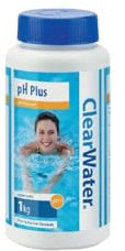 Clearwater pH Plus Increaser - 1 kg Granules for Hot Tub, Spa & Swimming Pool Water Treatment, Boosts pH & Improves Water Balance