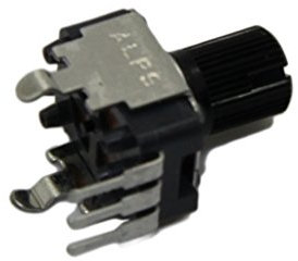 2X RK09K1130A6S Potentiometer: axial 1-Drehung,stehend 10kΩ ±20% 6mm mono ALPS