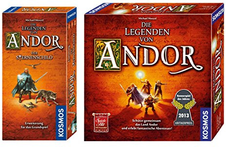 Die Legenden von Andor Bundle - Kosmos 691745 - Die Legenden von Andor + Kosmos 691936 - Erweiterung Der Sternenschild