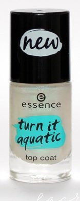 Essence Turn it aquatic Top Coat Nail Polish Nr. 04 catch the wave! Inhalt: 8ml Übernagellack für tollen türkisen-Effekt. Nagellack