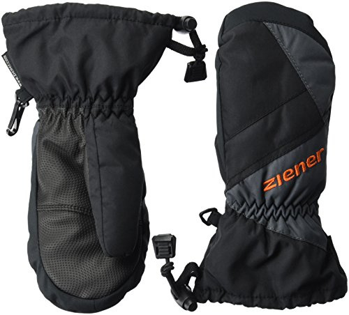 Ziener Damen Skihandschuhe AGILO AS(R) Gloves junior, Black/Graphite, 3, 801906