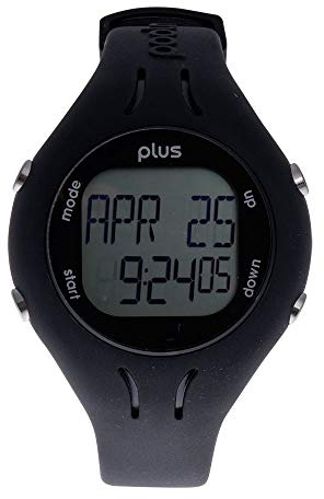 Swimovate PoolMatePlus 0702949876080 - Orologio Digitale Unisex con quadrante Nero e Cinturino in PU Nero