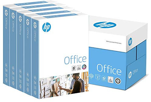 HP Office A4 80gsm White Office Copier Paper (1 Box Contains Five Reams of 500 Sheets)