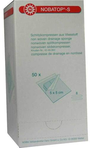 Nobatop S Kompressen 5x5 cm Steril