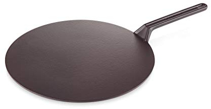 LE CREUSET Gusseisen-Crêpespfanne, Inkl. Holzschieber, Ø 32 cm, Rund, Für alle Herdarten inkl. Induktion geeignet, Schwarz Matt, 20047320000460