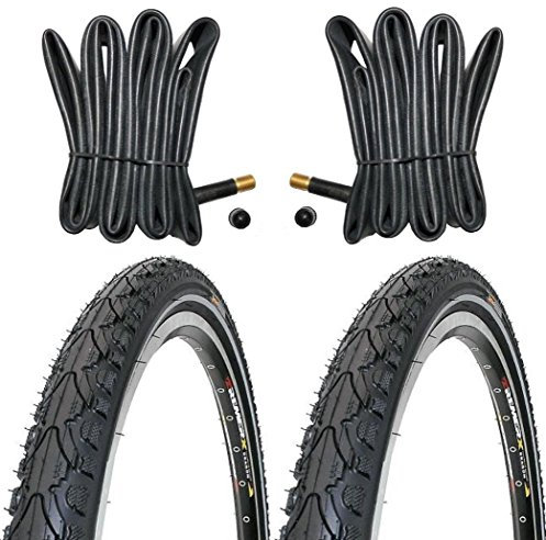 2 x Fahrradreifen Kenda Pannensicherre 28 Zoll 28x1.60 42-622 700x40C K935 K-Shield inklusive 2 x 28 Schlauch mit Autoventil