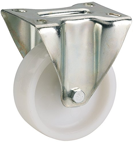 Dörner + Helmer 733151 Polyamid-Bockrolle mit Gleitlager 100 x 35 mm/Platte 100 x 85 mm