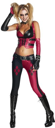 Rubbies - Disfraz de Harley Quinn para Mujer, Talla M (880586_M)