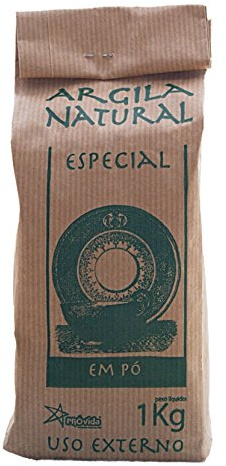 Provida Argila Natural Em Pà³ Frans groen tonaardepoeder voor maskers en peelings-100% natuurlijk-1 kg (1 kg)