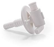 Camco 22223 Ablaufventil – 3/20,3 cm oder 1/5,1 cm Dual Barb mit Flansch