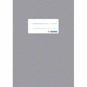 HERMA 25 x Heftschoner A5 PP grau gedeckt