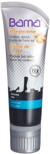 Bama Unisex - Erwachsene Schuhcreme Glattleder schwarz