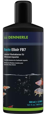 Dennerle Bacto Elixir FB7, 500 ml - Wasseraufbereiter für gesundes und klares Wasser, Schadstoff und Mulm Reduzierer