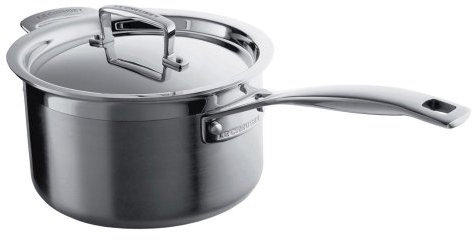 Le Creuset Cazo con tapa de acero inoxidable 3-Ply 20 cm, 96200920001000