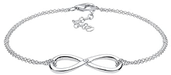 Diamore Damen Armband Edles Infinity Damen Armband aus in 925 Sterling Silber