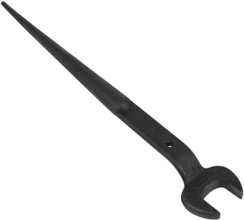 Klein Tools 3212TT Construction Spud Wrench with Tether Hole, Made in USA, 1-1/4-Inch Nominal Opening, 3/4-Inch Bolt for US Heavy Nut