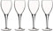 Luigi Bormioli Large Wine Glasses Set of 4 - Michelangelo Crystal Wine Glasses 340ml, Ultra Clear and Durable Dishwasher Safe Glassware with Titanium Reinforced Stems, Gift Box Included, Made In Italy