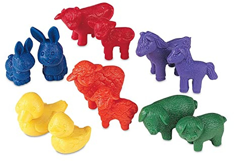 Learning Resources Friendly Farm Tier-Spielfiguren (Set mit 144 Stück)