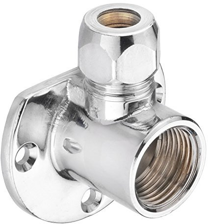 Cornat TEC582614 Wandscheibe 1/2 Zoll x 10 mm, chrom