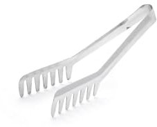 De Buyer - Spaghettizange aus Edelstahl – 19,3 cm – Silber