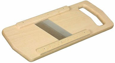 ilggro Gemuesehobel mit Griffloch ca 29 x 11 cm Buche roh