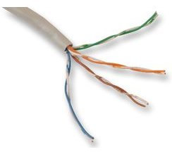 Aptii gris cable de red cat 6 utp ethernet por 20 metros 20 m