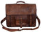 Komal’s Passion Leather KPL 45,7 cm (18 Zoll) Leder-Aktentasche, Laptop-Kuriertasche, Schulranzen, Computertasche, für Herren (45,7 cm)