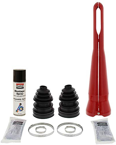 Mapco 18990/2 - Manicotti universali per assali, 2 coni di montaggio, 1 spray di montaggio, 1 fascetta, 4 pezzi
