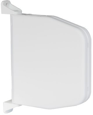 Selve Gurtwickler Aufputz mit Scharniersystem, weiss/ohne Gurt, Lochabstand 154 mm,