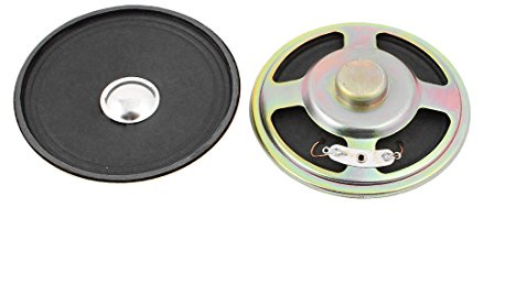 sourcing map 2stk 76mm Dmr 8 Ohm 3W Ultra-dünne interne Mini Lautsprecher Magnetischer