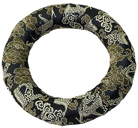 Ring für Klangschale mit diversen traditionellen Mustern Ø 16 cm -9805- (schwarz Drache) in verschiedenen Farben erhältlich