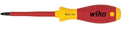 Wiha 878 Tournevis Pozidriv 191 mm avec manche Soft Finish pour Vis cruciforme