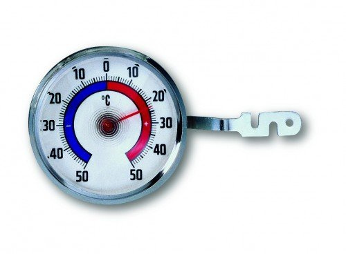 Fönstertermometer rund silver, SK-10TFA