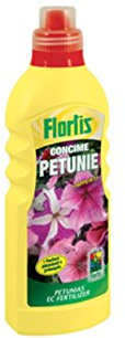 Concime Liquido 'Petunie' A Formula Potenziata. Prodotto Sviluppato Appositamente Per La Fioritura Delle Principali Varietà Di Petunie Quali Multiflora, Grandiflora, Nana Compacta E Pendula. In Flacone.