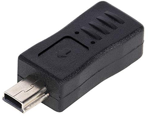 TRIXES Adattatore da Micro USB Femmina a Mini USB Maschio
