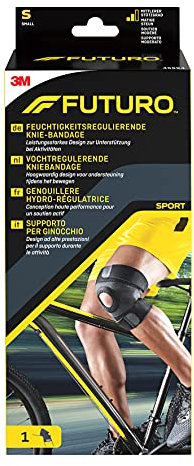 FUTURO FUT45694 fasciatura SPORT ginocchio, ambidestro, senza lattice, Taglia S, da 33,0 a 38,0 centimetri