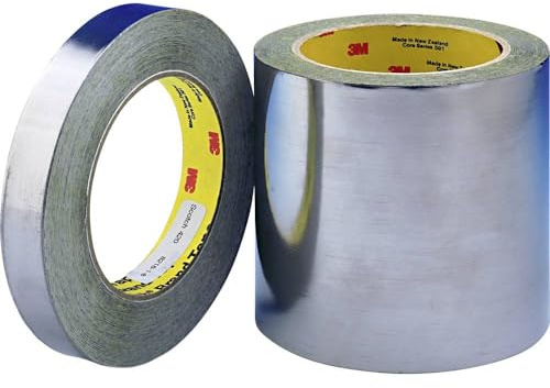3M 420 Ruban adhésif en plomb Argenté foncé 2,5 cm x 34 m 6,8 mm